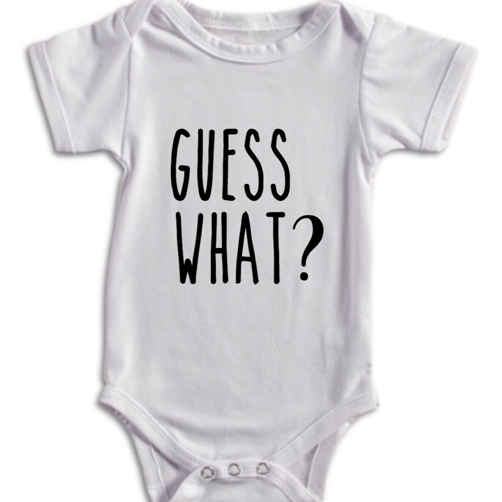 Guess What Baby Announcement